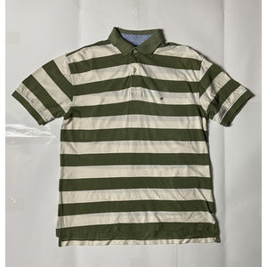Tommy Hilfiger Men's Large Stripe Short Sleeve Polo
